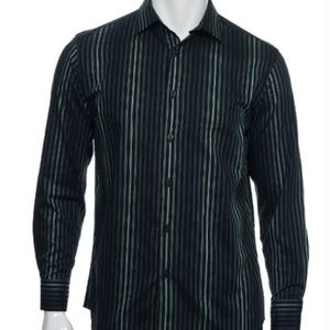 Alfani Men's New Striped Dress Shirt Small